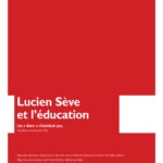 Couverture : Carnets rouges n°21 | Janvier 2021 | Lucien Sève et l'éducation