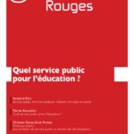 Carnets rouges n°9 | Janvier 2017 | Quels services publics pour l’éducation ?